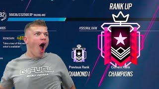 I Finally Hit Champion Rank Again Rainbow Six Siege [upl. by Giliane]