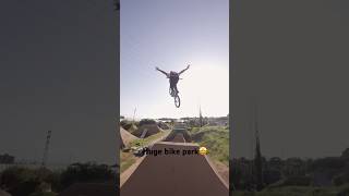 WORLDS BIGGEST BIKE PARK  INSANE TRAILS RIDING bmx bike mtb [upl. by Channa]