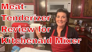 Meat Tenderizer Attachment for Kitchenaid Mixer  Review  Product Review [upl. by Olyhs832]