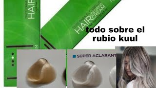 Todo sobre los tintes rubios clase virtual kuul ♥️♥️ [upl. by Oileve49]