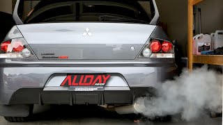 Mitsubishi Evo 9 ETS Catback Exhaust High Definition Sound  Cold Start amp Revving [upl. by Vinni]