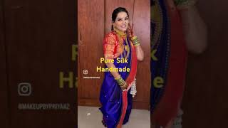 Tripal Muniya Broket banglore saree yeolapaithanisareesonline banglorepaithani handloom [upl. by Koorb593]