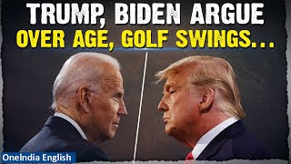 Trump Vs Biden Presidential Debate 2024 See How Trump And Biden Respond When Asked About Their Age [upl. by Eiramana967]