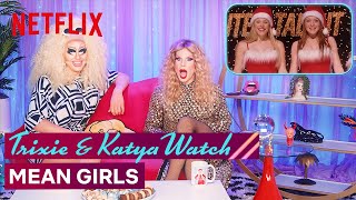 Drag Queens Trixie Mattel amp Katya React to Mean Girls  I Like to Watch  Netflix [upl. by Camarata582]