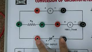 Conversion of Galvanometer to Voltmeter [upl. by Artemed]