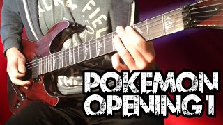 Pokemon Opening 1  Guitar Cover with Tabs [upl. by Gignac818]