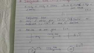 Isocyanide test carbylamine reaction [upl. by Paige]