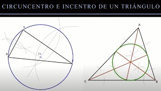 Circuncentro e Incentro [upl. by Redman]