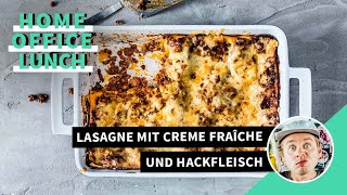 Lasagne mit Creme fraîche und Hackfleisch [upl. by Yaakov744]