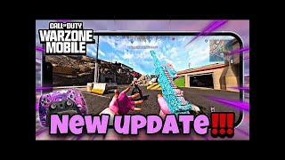 Warzone Mobile 😍New update Gameplay mobile controller no commentary [upl. by Tessy]