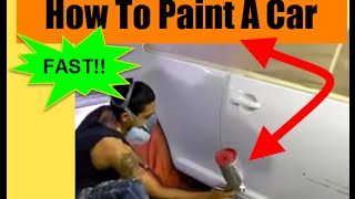 How To Paint A Car Fast [upl. by Dettmer949]