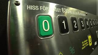 Sweden Stockholm Huddinge Centrum Sjödalsvägen 14 HISS ELTEKNIK elevator [upl. by Harifaz]