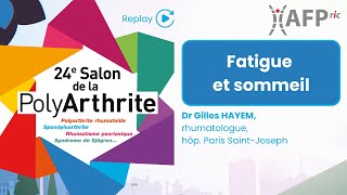 Fatigue et sommeil  Salon de la PolyArthrite 2024 [upl. by Eenhat]