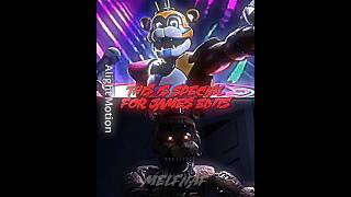 A special edit for GlamrockFreddyJames1462 Glamrock Freddy vs Nightmare Freddy [upl. by Ientirb783]