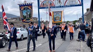 Mourne District Twelfth parade Annalong 12th July 2024 full parade [upl. by Jaimie]