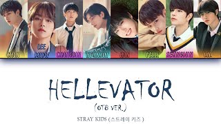 Stray Kids quotHELLEVATOR OT8 VERquot Color Coded Lyrics HANROMENG [upl. by Lavella419]