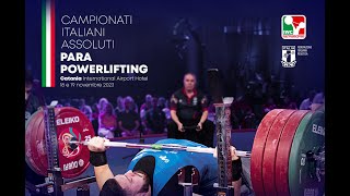 Campionati Italiani Assoluti PARA POWERLIFTING Femminile  Catania [upl. by Damiano376]