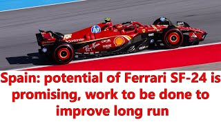 Ferrari positive feedback for SF24 aero package work needed to improve race pace  F1 Spanish GP [upl. by Ahsien]