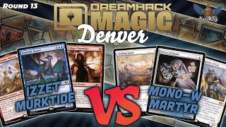 MTG Modern  Izzet Murktide vs MonoWhite Martyr  Dreamhack Denver  Round 13 [upl. by Onairam]