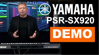 Yamaha PSRSX920 Demo  What You Need To Know Before Buying  Lots Of Playing [upl. by Burty43]