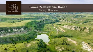 Montana Ranch For Sale  Lower Yellowstone Ranch [upl. by Eicyac]