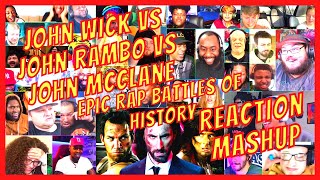 JOHN WICK VS JOHN RAMBO VS JOHN MCCLANE  REACTION MASHUP  EPIC RAP BATTLES OF HISTORY  ERB  AR [upl. by Assiral150]