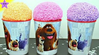 Juguetes Sorpresa LA VIDA SECRETA DE TUS MASCOTAS película Helados de play foam y Bolsitas sorpresas [upl. by Anton640]