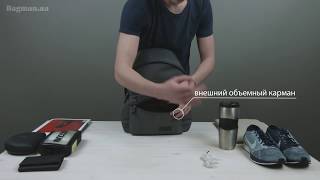 Обзор городского рюкзака EastPak Padded Pakr Constructed Grey [upl. by Terrel]