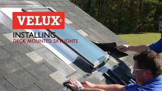 VELUX Install Video  Deck Mounted Skylights [upl. by Harmonia]