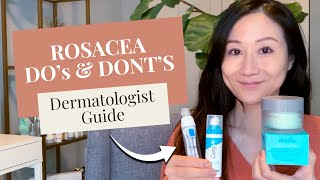 Dermatologist Talks Rosacea Triggers Treatments and DermApproved Skin Care [upl. by Akirdnwahs]