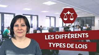 Les différents types de lois  Droit  digiSchool [upl. by Anwahs990]