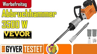 Abbruchhammer 3500W Gut und günstig von Vevor [upl. by Chrissa532]