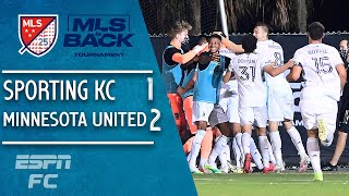 Sporting KC 12 Minnesota United WILD finish in Orlando as Loons stun SKC  MLS Highlights [upl. by Hesler]