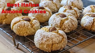 Easy Italian Almond Cookies Recipe with Lemon Zest [upl. by Yrokcaz]