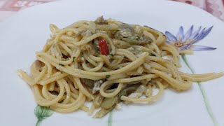 SPAGHETTI CON I CARCIOFI  COOKEO  PRESSURE COOKER  Ricetta FACILE e VELOCE [upl. by Wehttam]