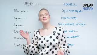 Speak Norwegian Like a Local Master Formal amp Informal Phrases in Daily Life [upl. by Ernesta]