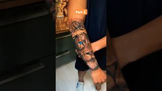 Tattoo TimeLapse From Blank to Beautiful Part2 🥈tattoo drawingcomplex tattooart music ias [upl. by Wylde]