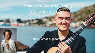 ¡Paisanos Semos 1984 by Tania J León Ben Diamond guitarist [upl. by Isdnyl]