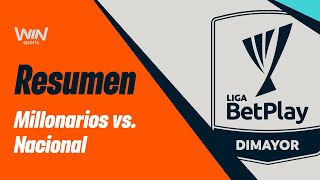 Millonarios vs Nacional resumen y goles  Liga BetPlay Dimayor 2024 2  Fecha 6 [upl. by Adev]