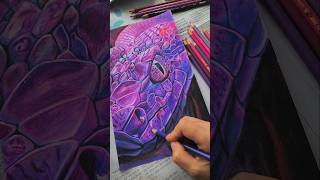 보라색이 제일 좋아🦹‍♀️🐍💜🔮colorpencil [upl. by Asus]