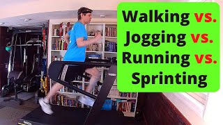 Walking vs Jogging vs Running vs Sprinting Where does one end and another start [upl. by Aredna370]