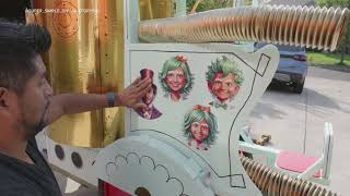 Ohio Dads DIY Wonka Mobile Makes for Magical Halloween [upl. by Devonna]