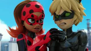 Miraculous  Cat noir meets a New holder of Ladybug miraculous Scarabella [upl. by Brothers]