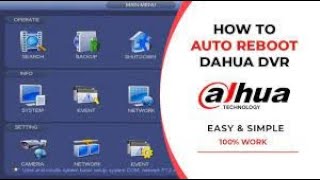 How to Remotely REBOOT Dahua DVR  NVR  TechHub [upl. by Eimmij]