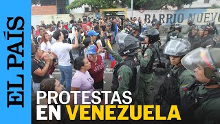 VENEZUELA  Protestas en Caracas tras los resultados de las elecciones  EL PAÍS [upl. by Cyn555]