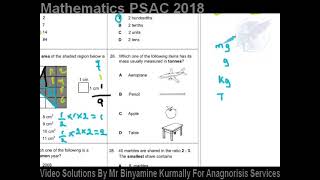 Question 26 PSAC 2018 [upl. by Marwin]