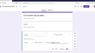 COMO RESTRINGIR DATOS EN UN FORMULARIO DE GOOGLE [upl. by Steinway]