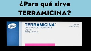 Terramicina oftálmica ¿Qué es y para qué sirve [upl. by Suiradel]