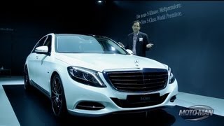 Mercedes 2014 S Class World Premiere at Airbus in Hamburg Germany [upl. by Tterag]