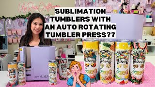 Upgrade Your Tumbler Game With The Go2craft Auto Rotating Tumbler Press For Sublimation Tumblers [upl. by Franci]